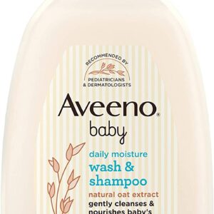 Aveeno Baby Gentle Wash & Shampoo with Natural Oat Extract for Kids