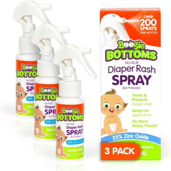 Baby Diaper Rash Cream Spray by Boogie Bottoms