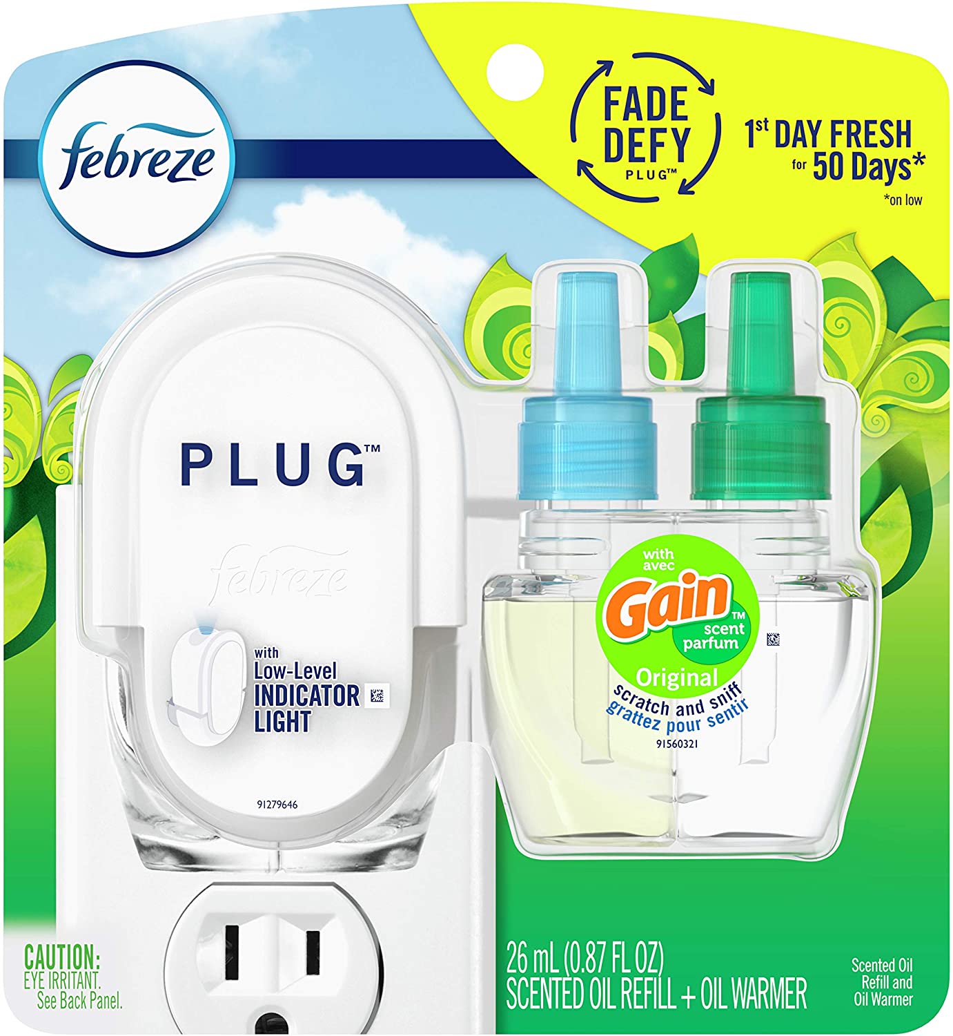 Febreze Plug in Air Freshener and Odor Eliminator