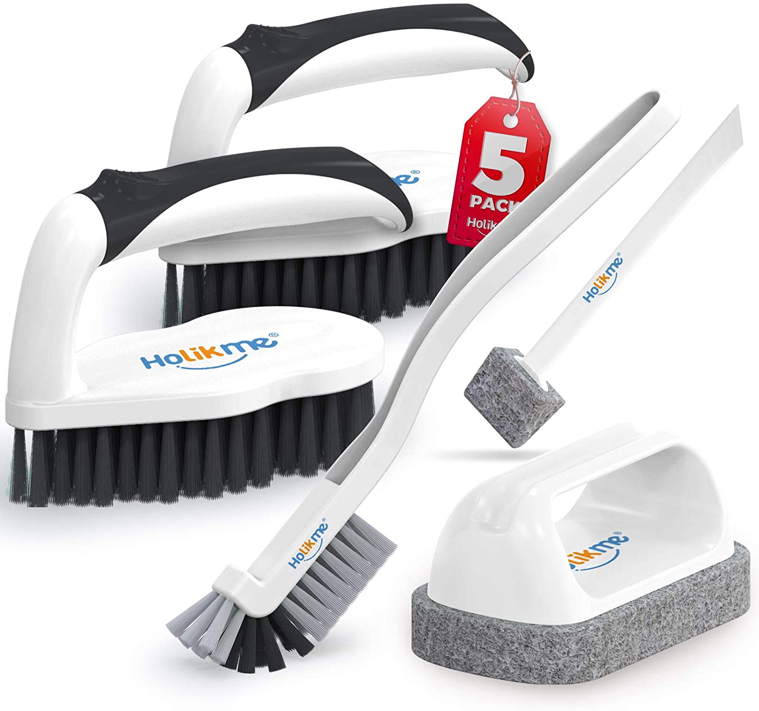 Holikme 5 pack Deep Clean Brush Set