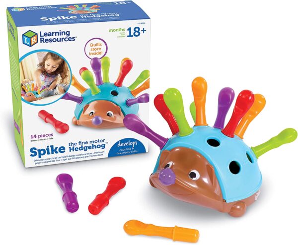 Learning Resources Spike the Fine Motor Hedgehog, Sensory, Hedgehog Toys