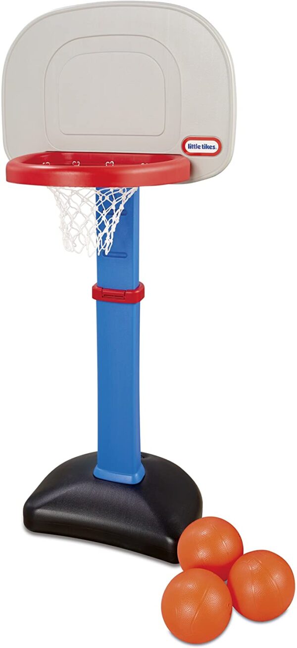 Little Tikes Easy Score Basketball Set, Blue, 3 Balls