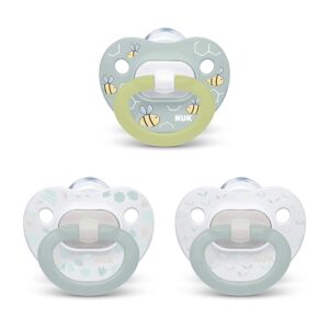 NUK Orthodontic Pacifier Value Pack, Boy, 0-6 Months, 3-Pack