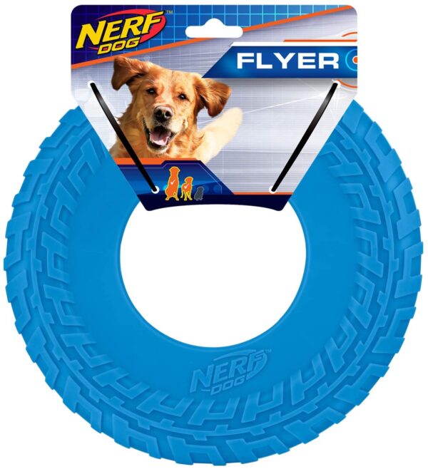 Nerf Dog Rubber Tire Flyer Dog Toy