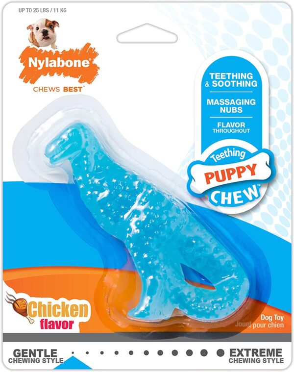 Nylabone Puppy Dental Dinosaur Chew Toy