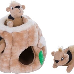 Outward Hound Hide A Squirrel Plush Dog Toy Puzzle