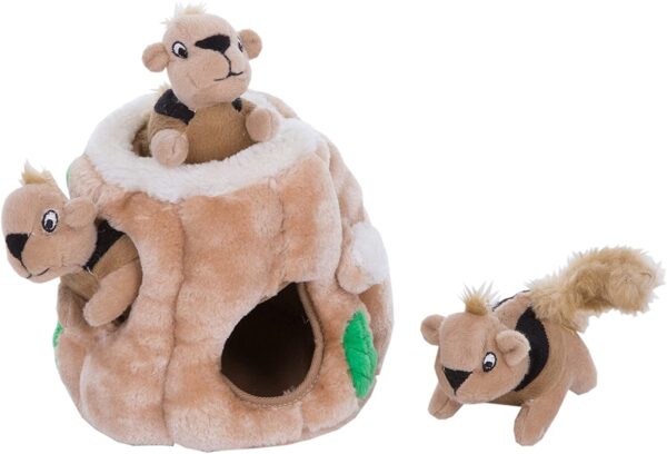 Outward Hound Hide A Squirrel Plush Dog Toy Puzzle