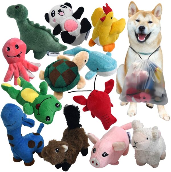 Squeaky Plush Dog Toy