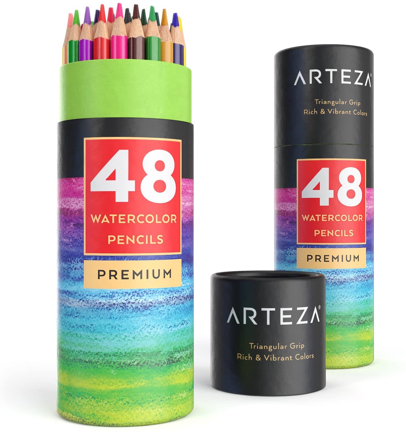 Arteza Watercolor Pencils Set of 48