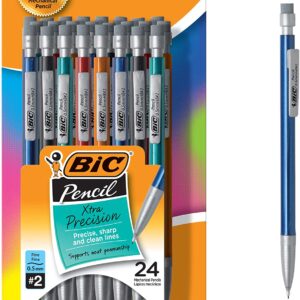 BIC Xtra-Precision Mechanical Pencil, Metallic Barrel, Fine Point (0.5mm)