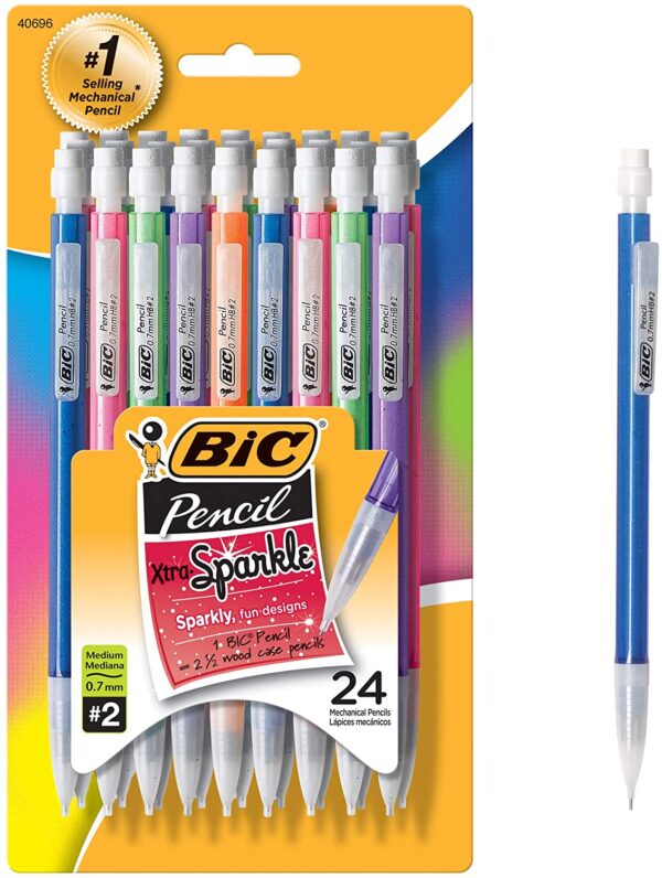 BIC Xtra-Sparkle Mechanical Pencil, Medium Point (0.7 mm)