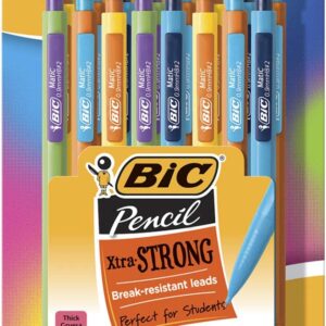 BIC Xtra-Strong Mechanical Pencil, Colorful Barrel, Thick Point (0.9mm)