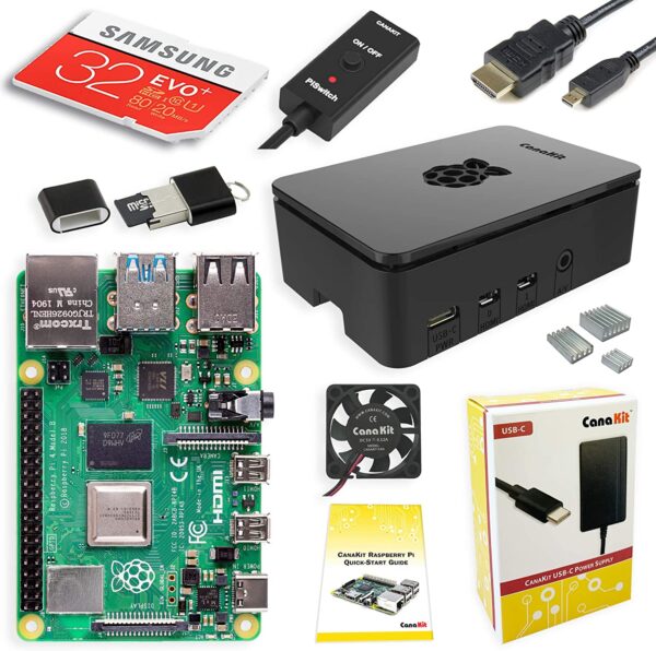 CanaKit Raspberry Pi 4 8GB Starter Kit - 8GB RAM