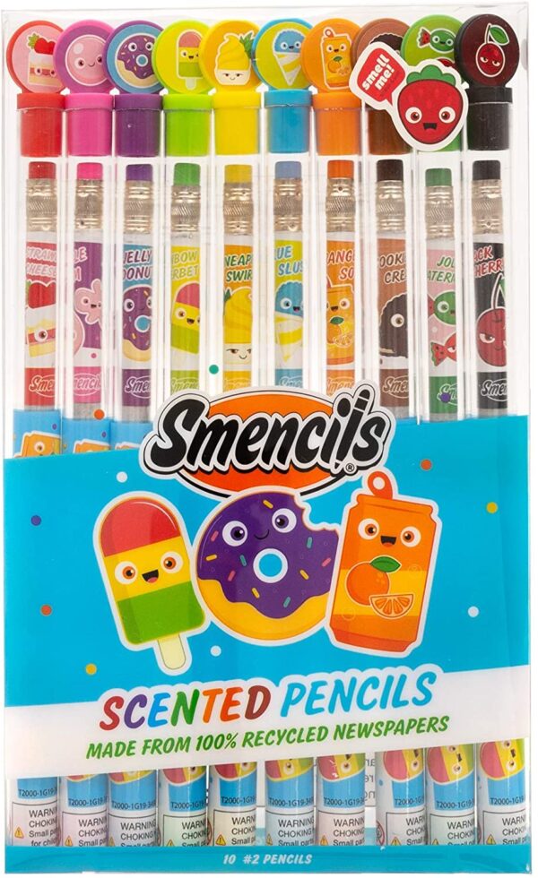 Scentco Graphite Smencils - HB #2 Scented Pencils, 10 Count