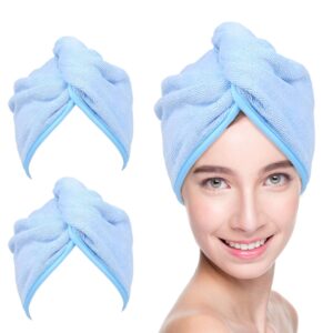 YoulerTex Microfiber Hair Towel Wrap for Women